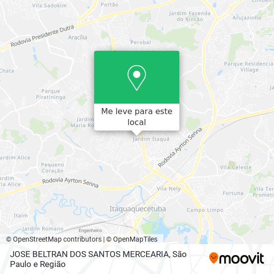 JOSE BELTRAN DOS SANTOS MERCEARIA mapa