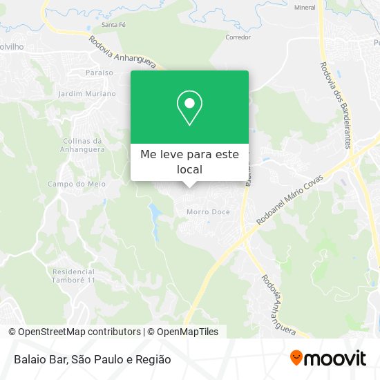 Balaio Bar mapa