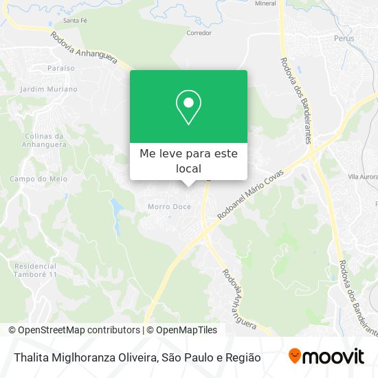 Thalita Miglhoranza Oliveira mapa