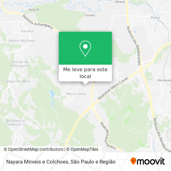 Nayara Moveis e Colchoes mapa