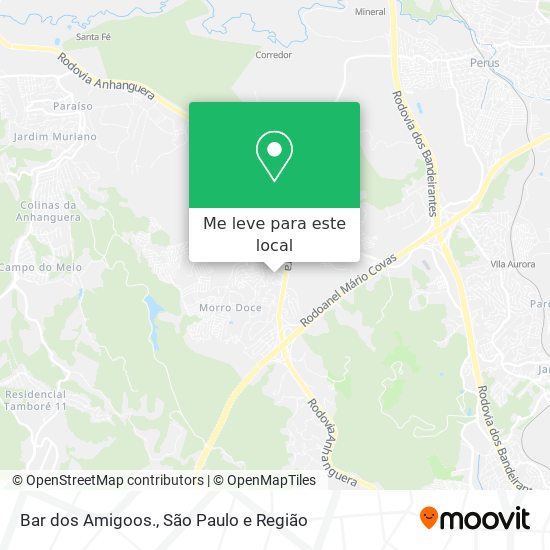 Bar dos Amigoos. mapa