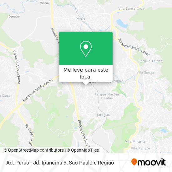 Ad. Perus - Jd. Ipanema 3 mapa