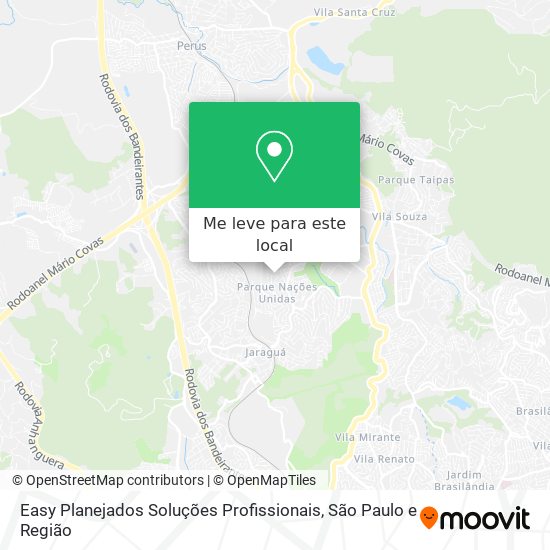 Easy Planejados Soluções Profissionais mapa