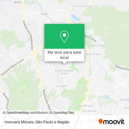 Innovare Móveis mapa