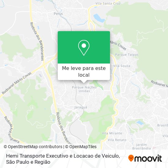 Hemi Transporte Executivo e Locacao de Veiculo mapa