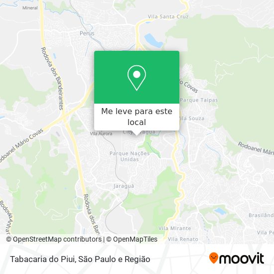 Tabacaria do Piui mapa