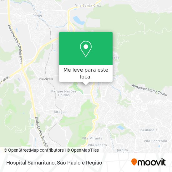 Hospital Samaritano mapa