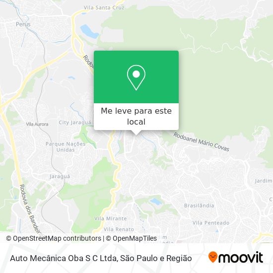 Auto Mecânica Oba S C Ltda mapa