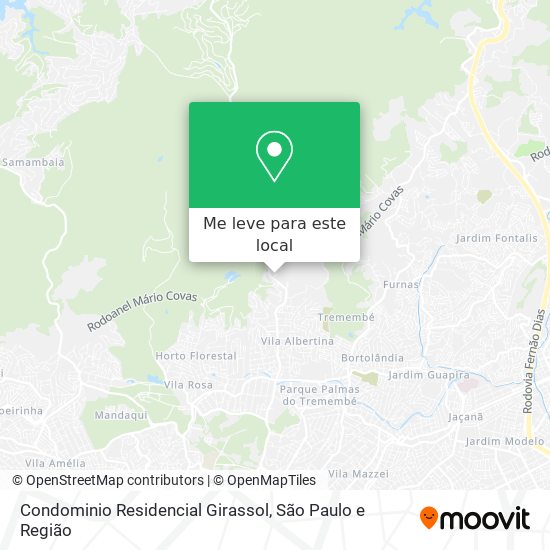 Condominio Residencial Girassol mapa