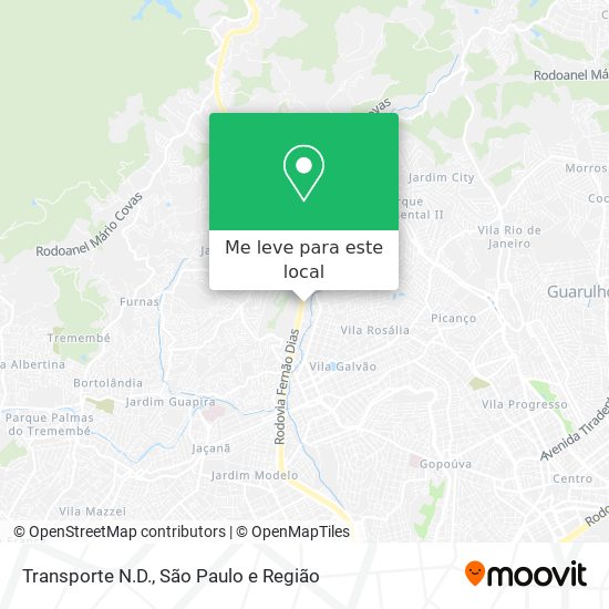 Transporte N.D. mapa