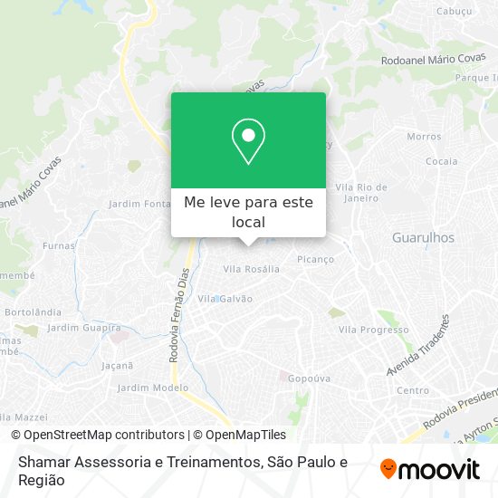 Shamar Assessoria e Treinamentos mapa