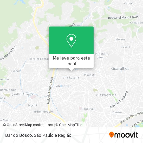 Bar do Bosco mapa