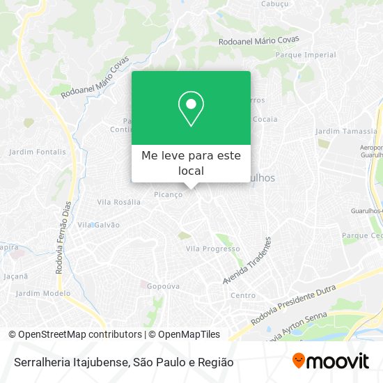 Serralheria Itajubense mapa