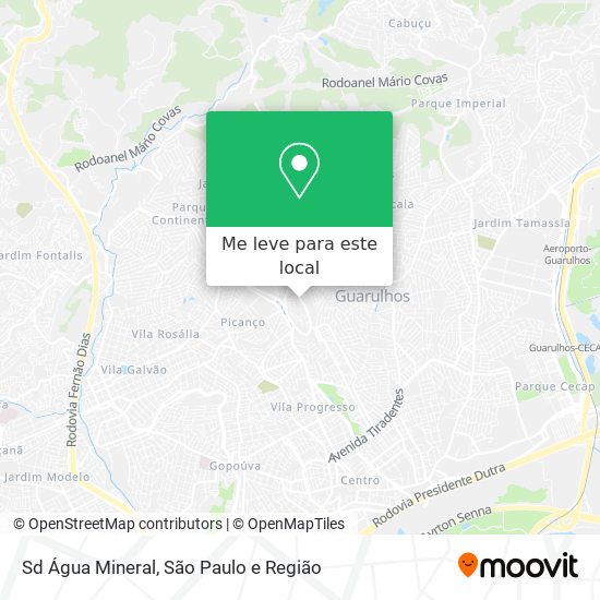 Sd Água Mineral mapa