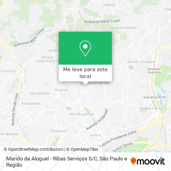 Marido de Aluguel - Ribas Serviços S / C mapa