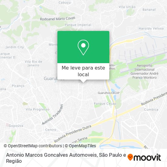 Antonio Marcos Goncalves Automoveis mapa