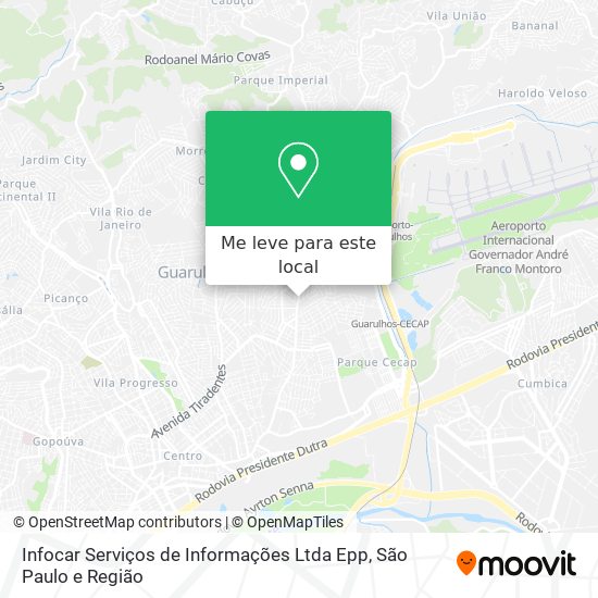 Infocar Serviços de Informações Ltda Epp mapa