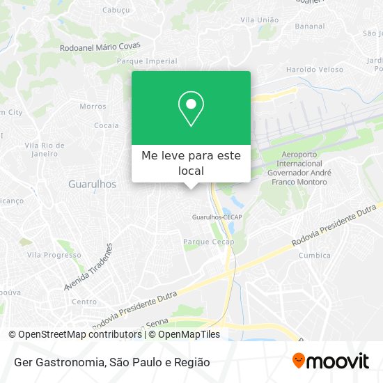 Ger Gastronomia mapa