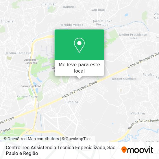 Centro Tec Assistencia Tecnica Especializada mapa