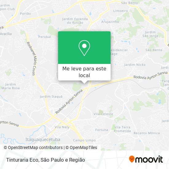 Tinturaria Eco mapa