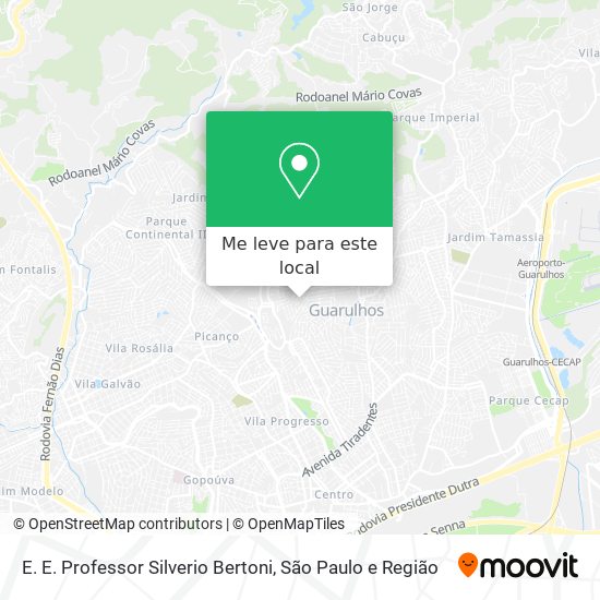 E. E. Professor Silverio Bertoni mapa
