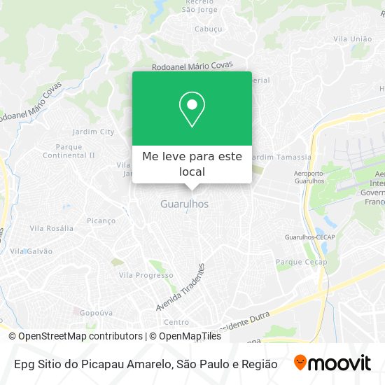 Epg Sitio do Picapau Amarelo mapa