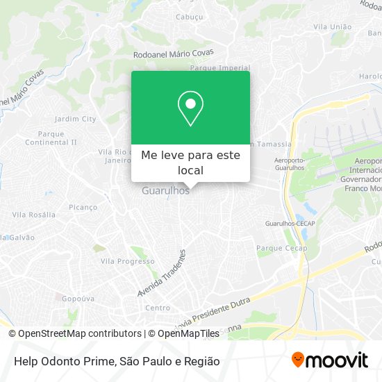 Help Odonto Prime mapa