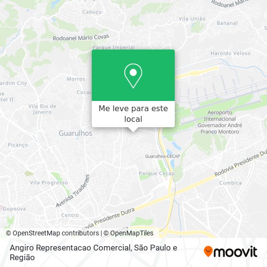 Angiro Representacao Comercial mapa