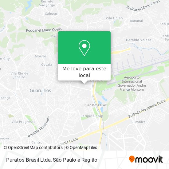 Puratos Brasil Ltda mapa