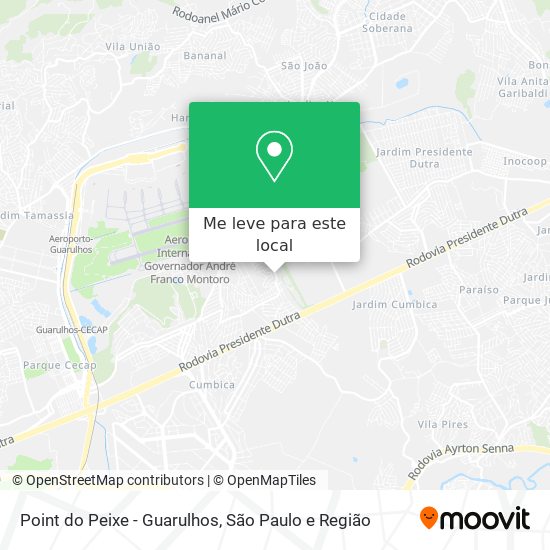 Point do Peixe - Guarulhos mapa