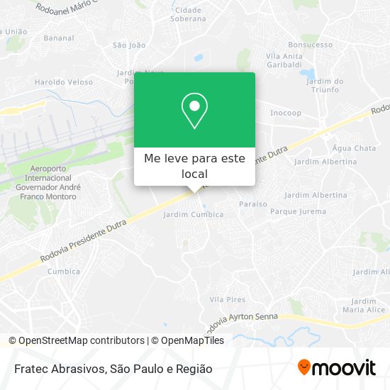 Fratec Abrasivos mapa