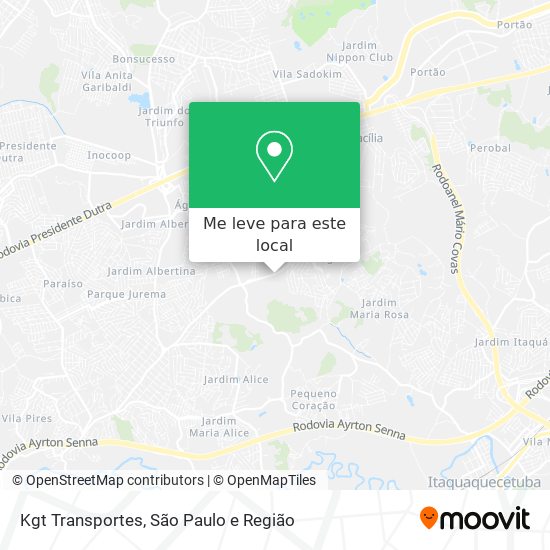 Kgt Transportes mapa
