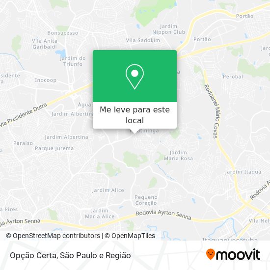 Opção Certa mapa