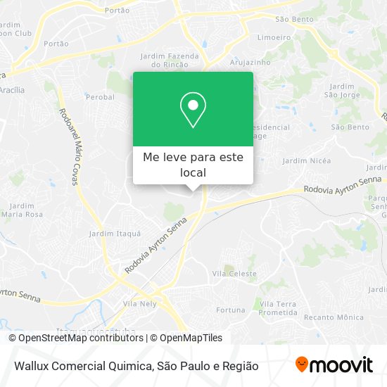 Wallux Comercial Quimica mapa