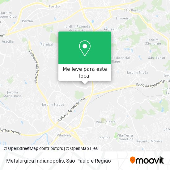 Metalúrgica Indianópolis mapa