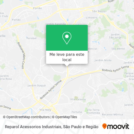 Reparol Acessorios Industriais mapa