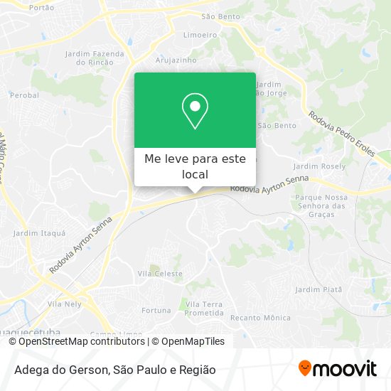 Adega do Gerson mapa