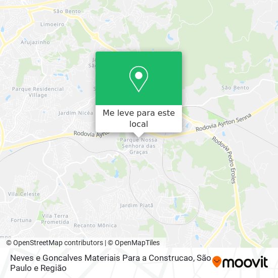 Neves e Goncalves Materiais Para a Construcao mapa