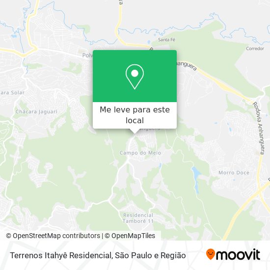 Terrenos Itahyê Residencial mapa