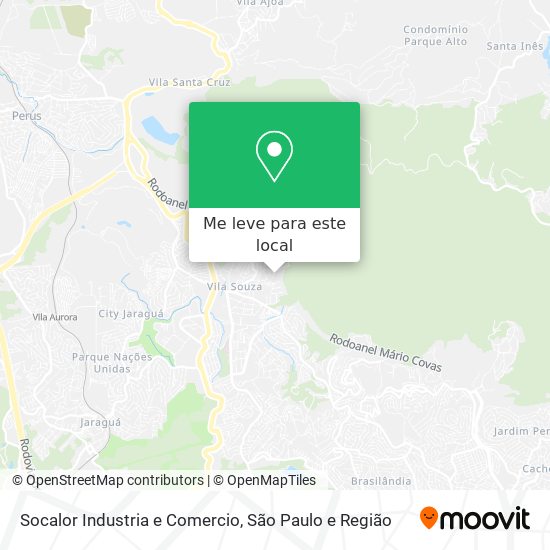 Socalor Industria e Comercio mapa