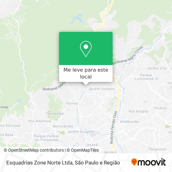 Esquadrias Zone Norte Ltda mapa