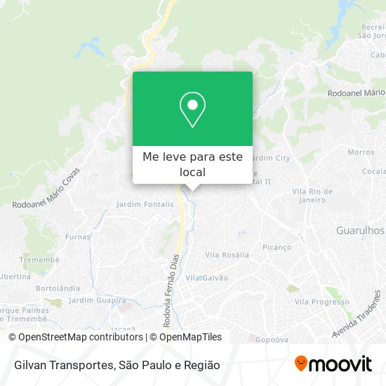 Gilvan Transportes mapa