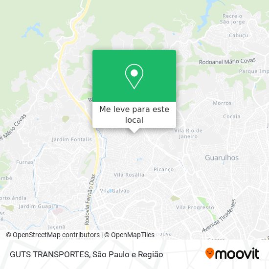 GUTS TRANSPORTES mapa