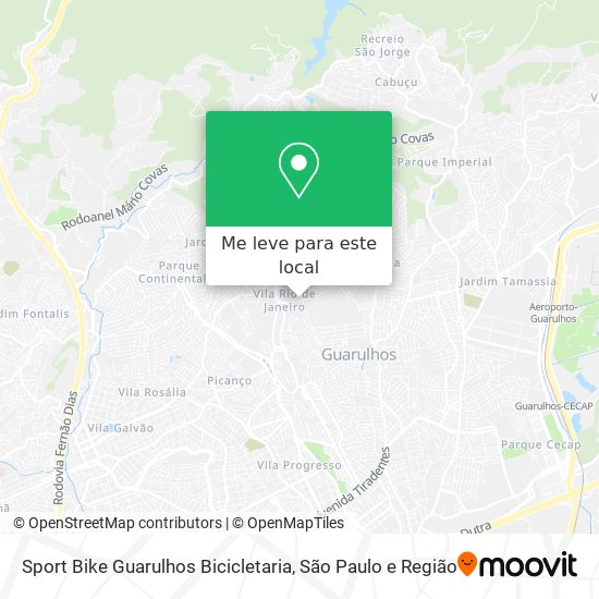 Sport Bike Guarulhos Bicicletaria mapa