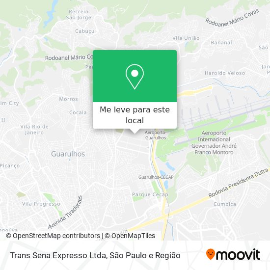 Trans Sena Expresso Ltda mapa