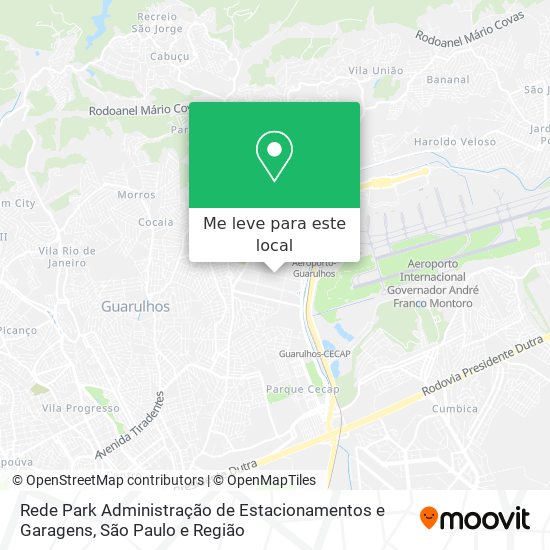 Rede Park Administração de Estacionamentos e Garagens mapa