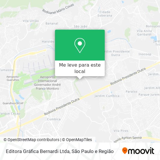 Editora Gráfica Bernardi Ltda mapa