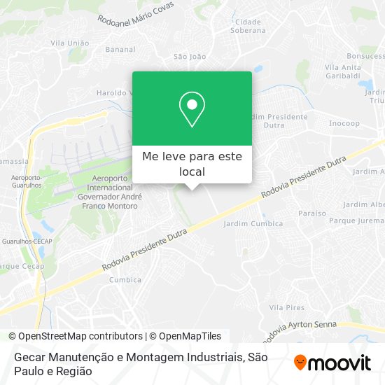 Gecar Manutenção e Montagem Industriais mapa