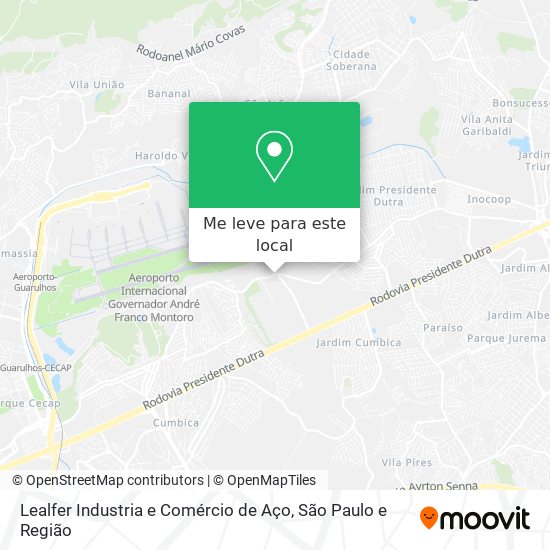 Lealfer Industria e Comércio de Aço mapa
