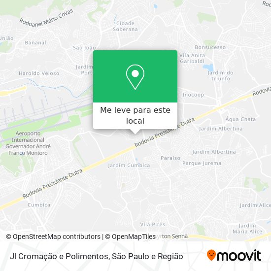 Jl Cromação e Polimentos mapa